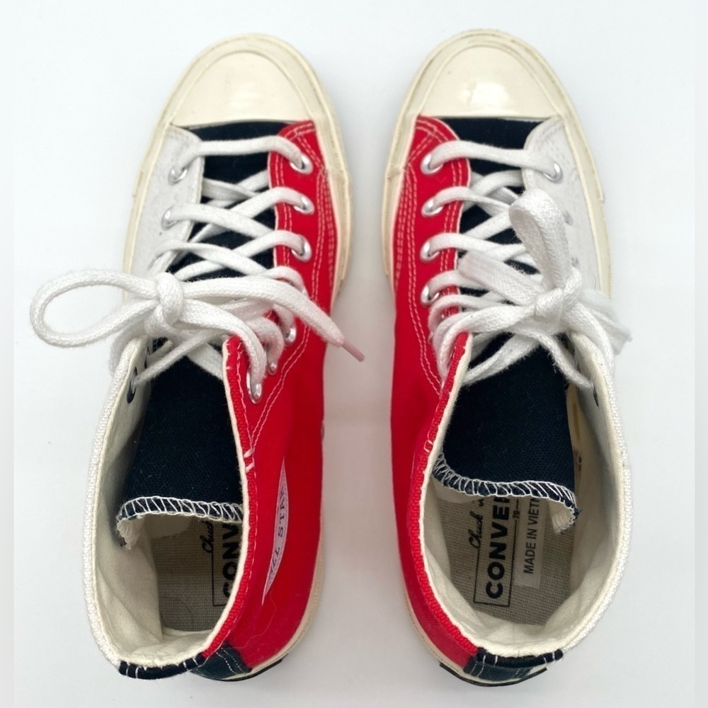 Converse Chuck Taylor All Star 70 Hi Top Logo Play Red/ White Sz 6 (Men) 8 (Wom) - Picture 6 of 9